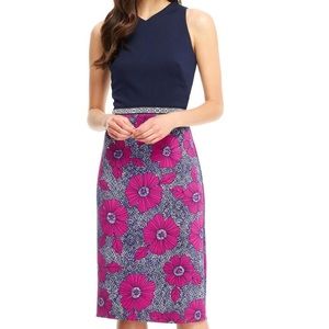 Maggy London Scuba Midi Dress